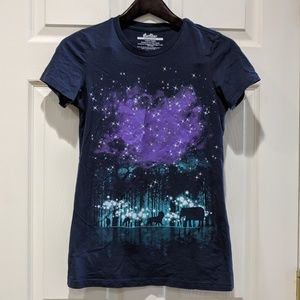 Threadless Cosmic Safari T-shirt Girls Medium